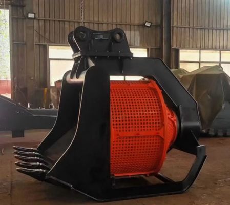 ซื้อ OEM Rotating Screening Bucket สําหรับเครื่องขุด 12 ตัน การหมุน 360 องศา online manufacture