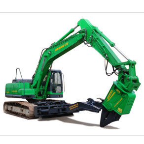 เครื่องตัดไม้ 220V พร้อมสายจับ เครื่องตัดไม้ไฮดรอลิกสําหรับเครื่องขุด
