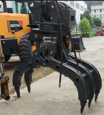 Backhoe เครื่องขุดหมุน Grab เครื่องจับหมุนไฮดรอลิก OEM ODM