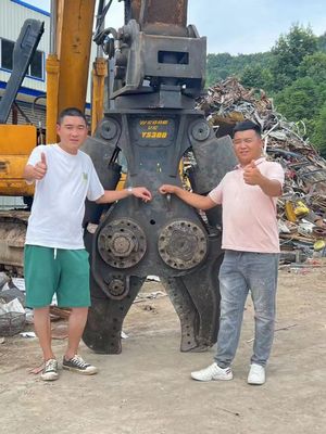 เครื่องตัดไม้ถล่ม เครื่องตัดหุ้นไฮดรอลิก สําหรับการตัดต้นไม้ในป่า
