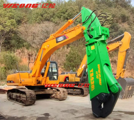 อุปกรณ์เสริมเครื่องขุดหินแบบหมุนไฮดรอลิก ไฮดรอลิก Eagle Shear สําหรับการตัดเหล็กเศษ